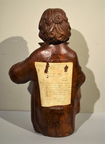  St. John  Wooden sculpture of French School 16th century - Renaissance